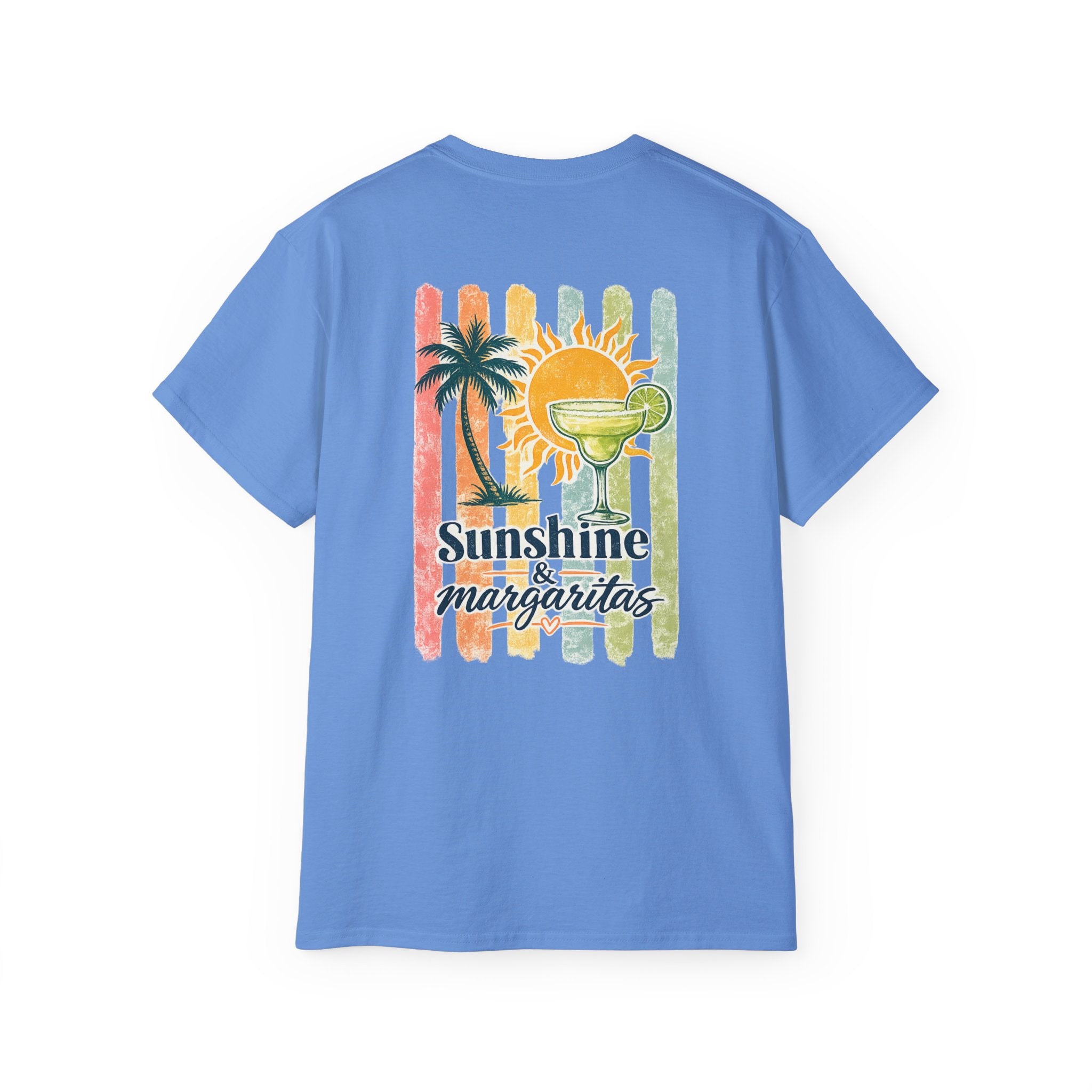 Sunshine & Margaritas Tee — Tropical Cocktail Beach T-Shirt