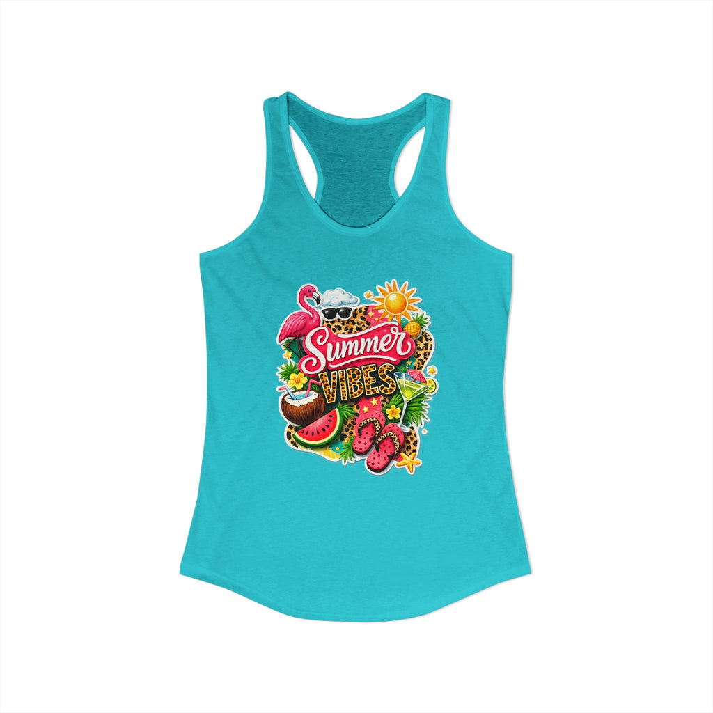 Women's Summer Vibes Racerback Tank